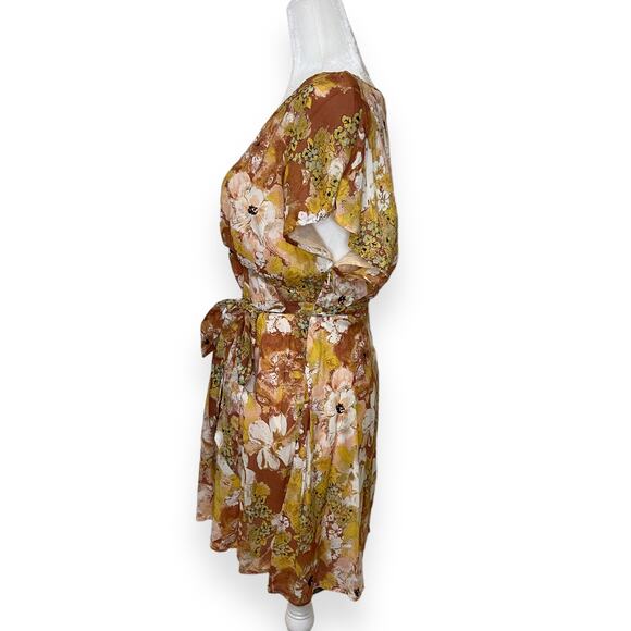 Free People Freddy Tie Mini Dress NWT - Picture 11 of 16